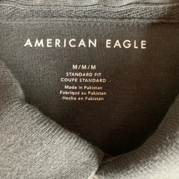 American Eagle Polo Men’s Gray Medium Polo Shirt - Picture 12 of 15